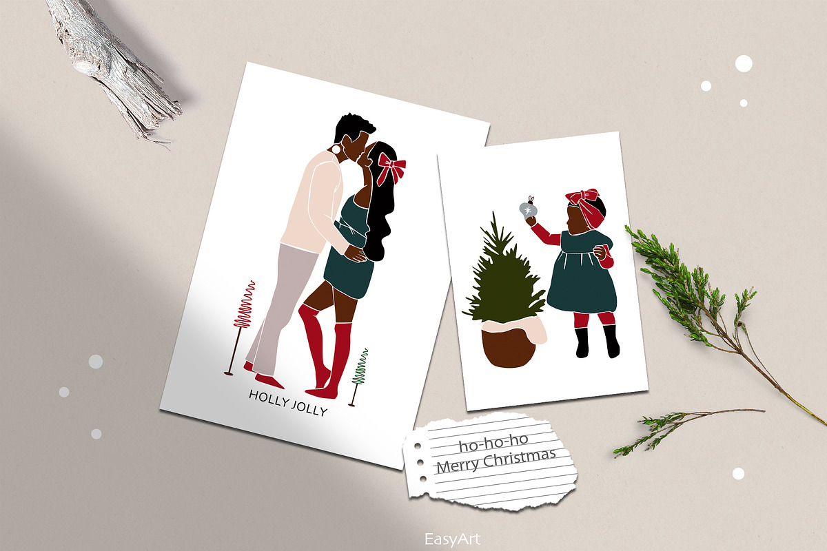 Happy Family. Christmas collection, a Decorative Illustration by EasyArt (Photo 9 of 9)