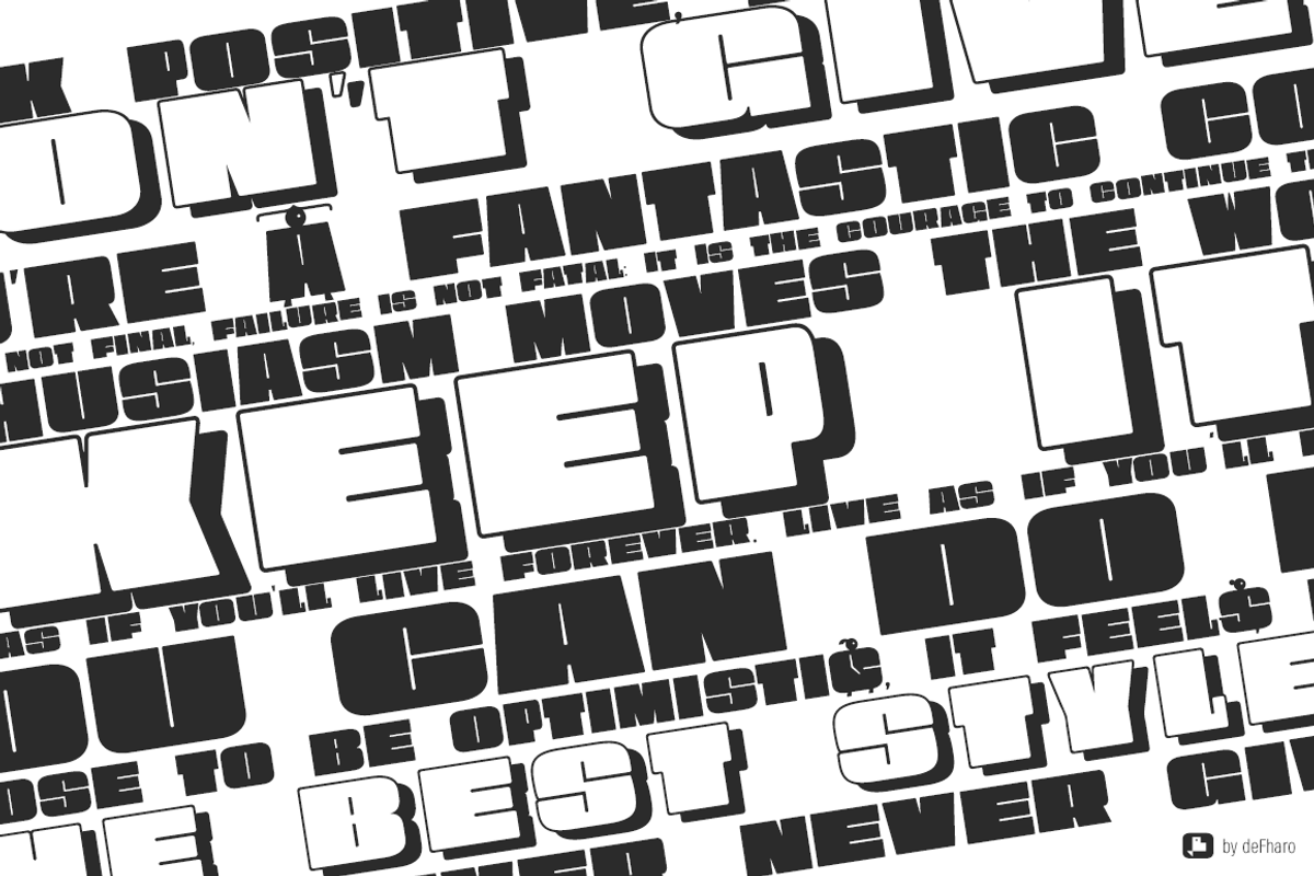 Obesum Caps -2 fonts- preview 3
