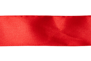 Red shiny ribbon, a Holiday Photo by ndanko