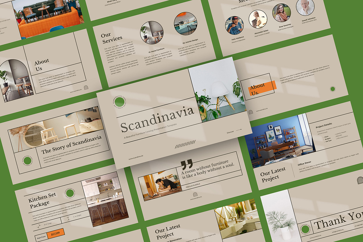 Scandinavia Power Point Template, a Presentation Template by Notplayink_Std (Photo 1 of 26)