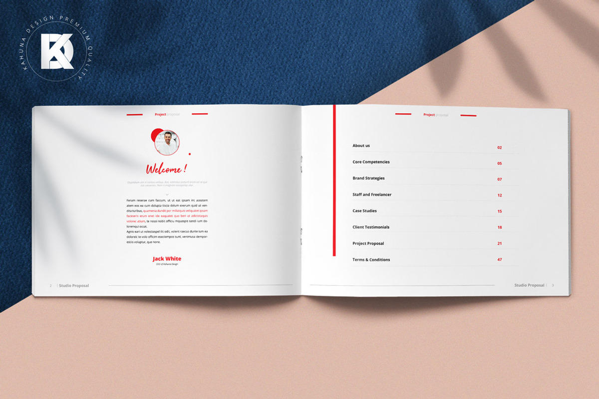 Red Project Proposal Landscape, a Stationery Template by Kahuna Design (Photo 2 of 11)