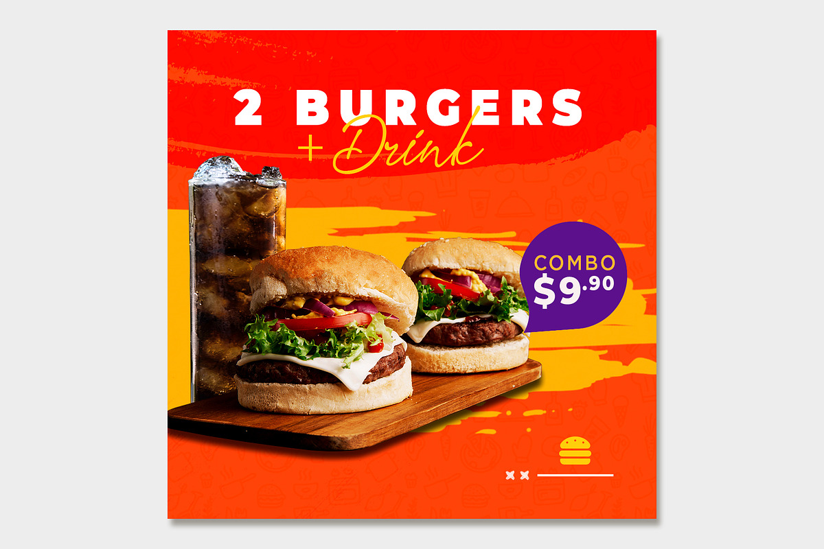 Social Media Fast Foods Template, a Social Media Template by rogeriomarcos (Photo 6 of 11)
