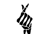 Skeleton Fingers Set, Cut Files, a Person Illustration by Watercolor_Vector Graphic (Thumbnail 3 of 16)