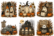 Halloween 36 Spooky PNG Designs, an Object Graphic by ElDesignState (Thumbnail 7 of 12)