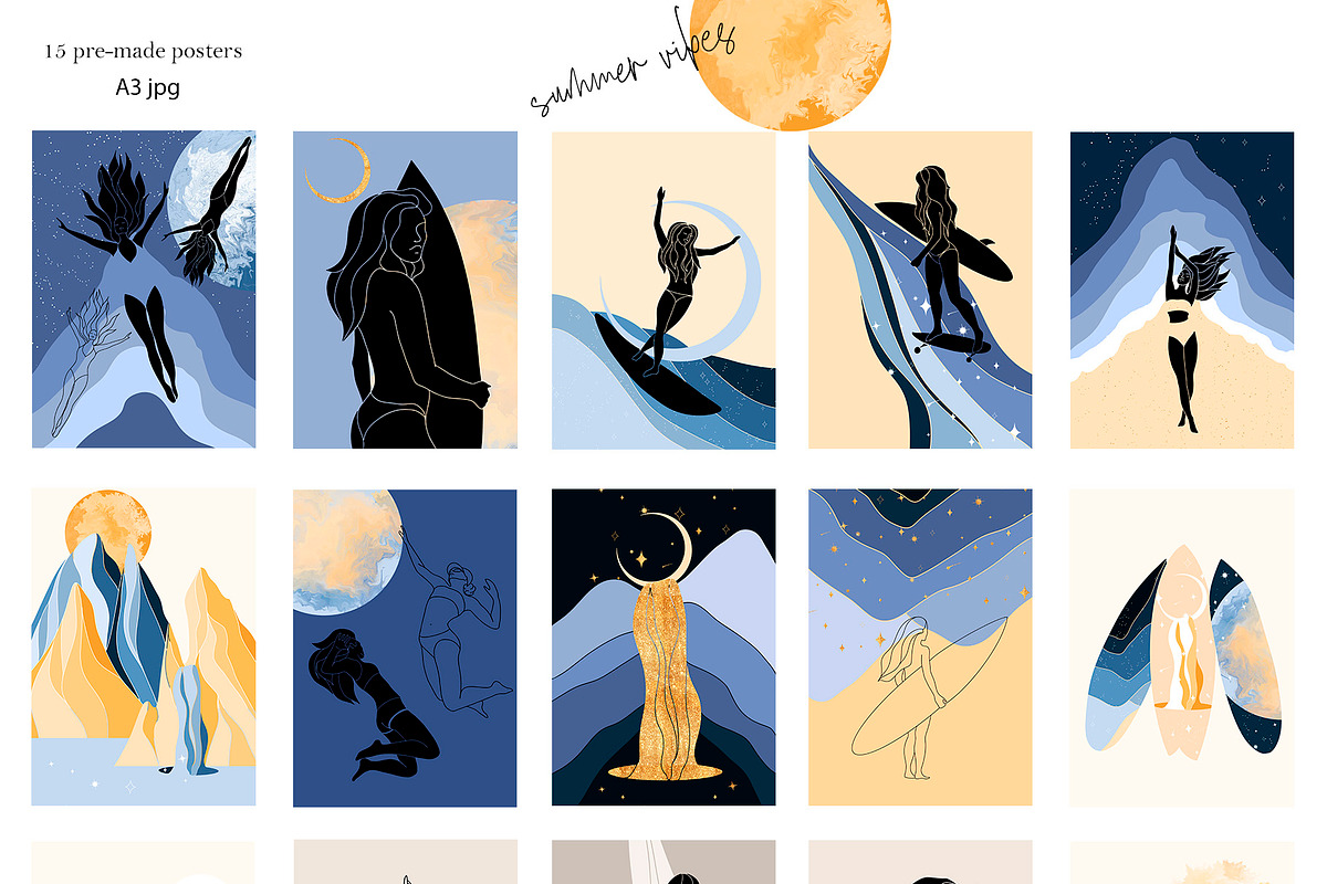 WOMEN ACTIVITIES & LANDSCAPE CREATOR, an Illustration by ArtOLB (Photo 5 of 10)