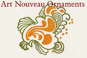 Art Nouveau Ornaments BONUS FONT