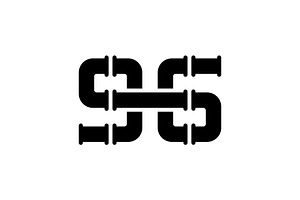 96 Pipeline Logo, a Design Template by Buqancreative
