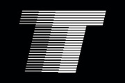Letter T speed motion lines logo, a Branding & Logo Template by Leksono (Thumbnail 2 of 2)