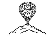 Hot Air Balloon Silhouette Bundle, an Object Illustration by Gaye Art (Thumbnail 23 of 31)