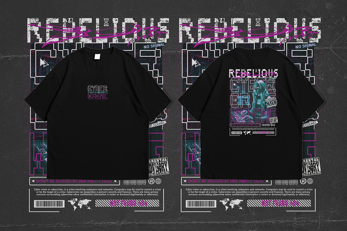 Cyber Crime T-Shirt Design, an Object Graphic by Cmd Project (Photo 1 of 7)