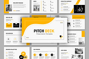 Pitch Deck Presentation Layout, a Presentation Template by MightyDesign (Thumbnail 2 of 7)