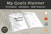 My Goal Setting Planner Template, a Print Template by POC Digital (Thumbnail 1 of 4)