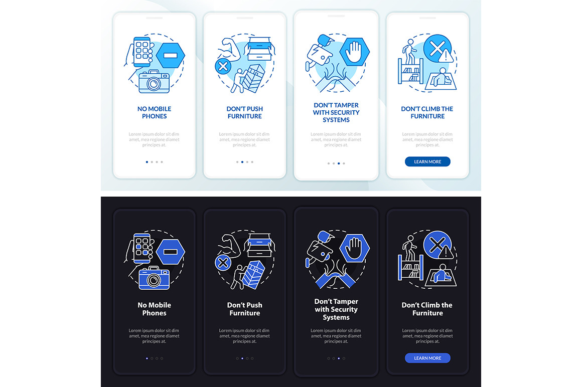 Escape room restrictions app screen, a Templates & Theme by IMG Visuals