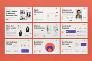 Cream Modern Business Plan PPT, a Presentation Template by graphicook (Thumbnail 3 of 4)