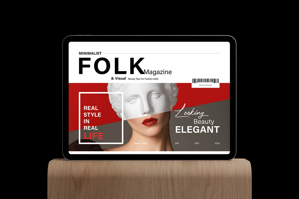 FOLK Modern Magazine Landscape, a Magazine Template by NorthPeak (Photo 2 of 12)