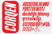 Corqen, a Sans Serif Font by Muksal Creative (Thumbnail 9 of 9)