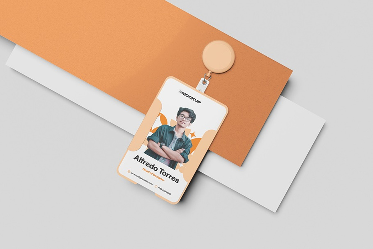 High Quality ID Card Mockup, an Advertising Mockup by Ataku Design (Photo 4 of 9)