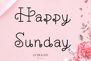 Happy Sunday Font