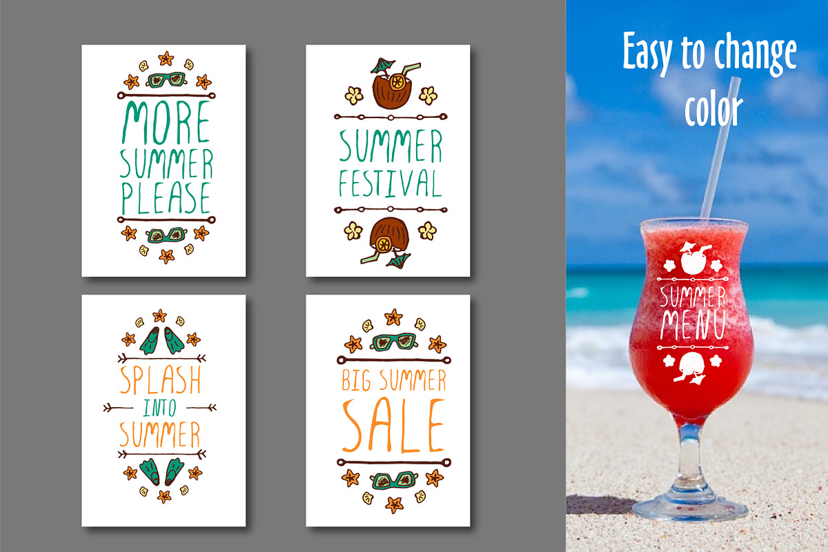 24 summer cards, an Object Graphic by AV Design (Photo 4 of 5)