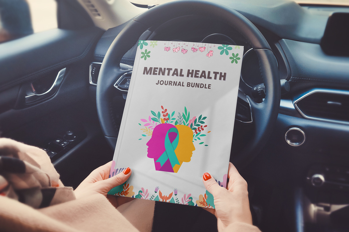 Mental Health Journal Bundle, a Print Template by Designmela01 (Photo 4 of 7)