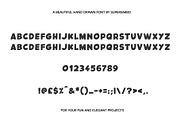 Reprise | Hand drawn font, a Handwritten Font by Supersimbo © (Thumbnail 7 of 8)