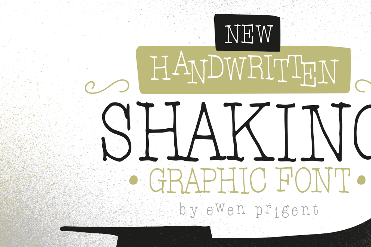 Shaking package, a Handwritten Font by La Boite Graphique (Photo 3 of 9)