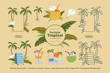 Tropical Summer Graphics