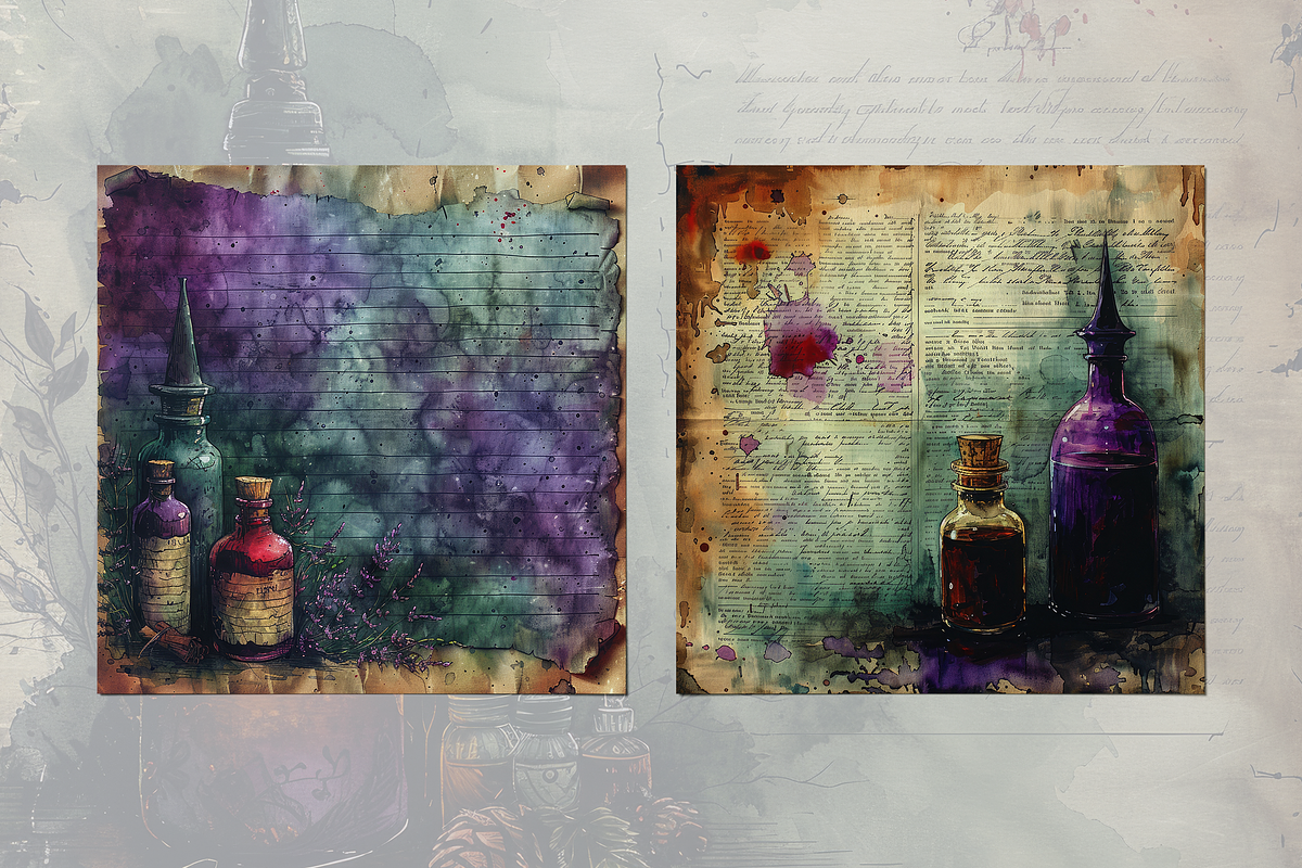 Witch's Apothecary, a Background Graphic by Curve Design (Photo 6 of 7)