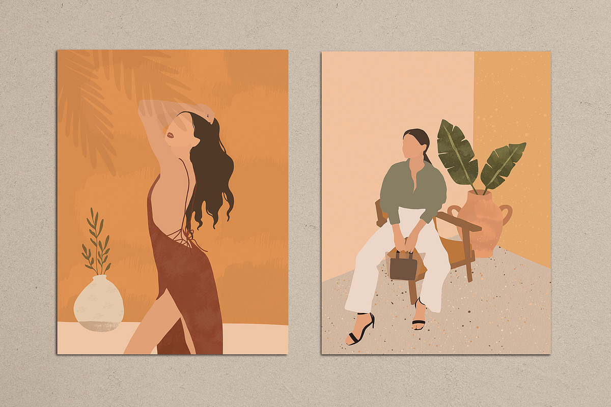 Hello Summer Abstract Posters, a Decorative Illustration by Miracles Everywhere (Photo 4 of 9)