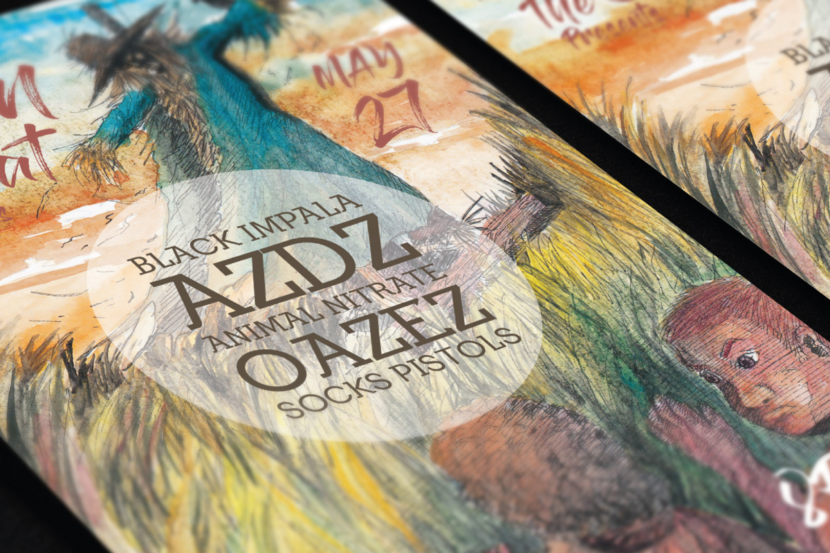 Watercolor Summer Cornfield Flyer, a Flyer Template by ashenterprise (Photo 3 of 5)