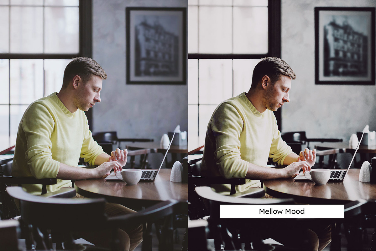 20 Cozy Cafe Lightroom Presets LUTs, a Preset Add-On by SparkleStock (Photo 3 of 9)