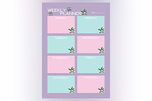 Weekly Planner Sheet Design-36