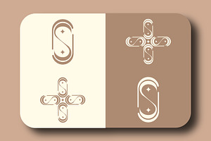 Elegant S Monogram Logo with Stars, a Branding & Logo Template by Salman Shop