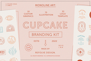 Cupcake Branding Kit