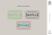 40 Retro Labels Collection, a Branding & Logo Template by Graphicdome (Thumbnail 9 of 9)