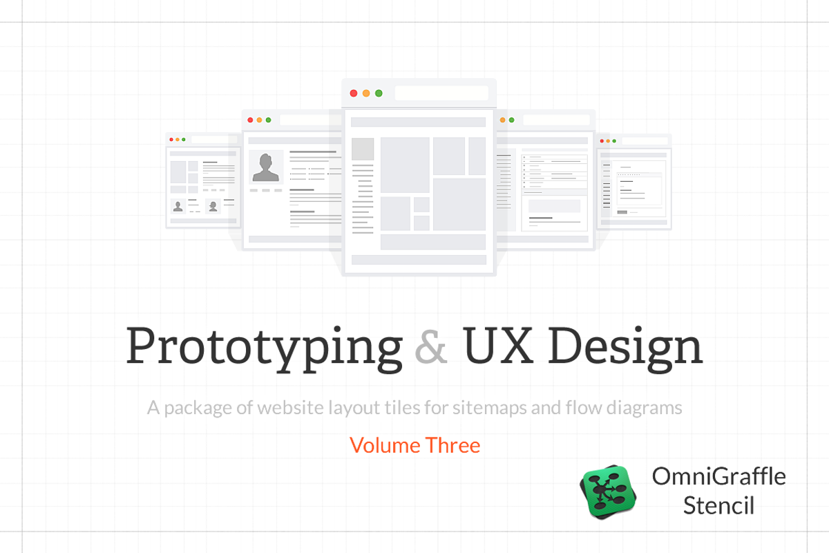 Tiles for Wireframes & Flowcharts V3, a Wireframe Template by firetuts (Photo 1 of 4)