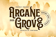 Arcane Grove - Vintage SerifTypeface