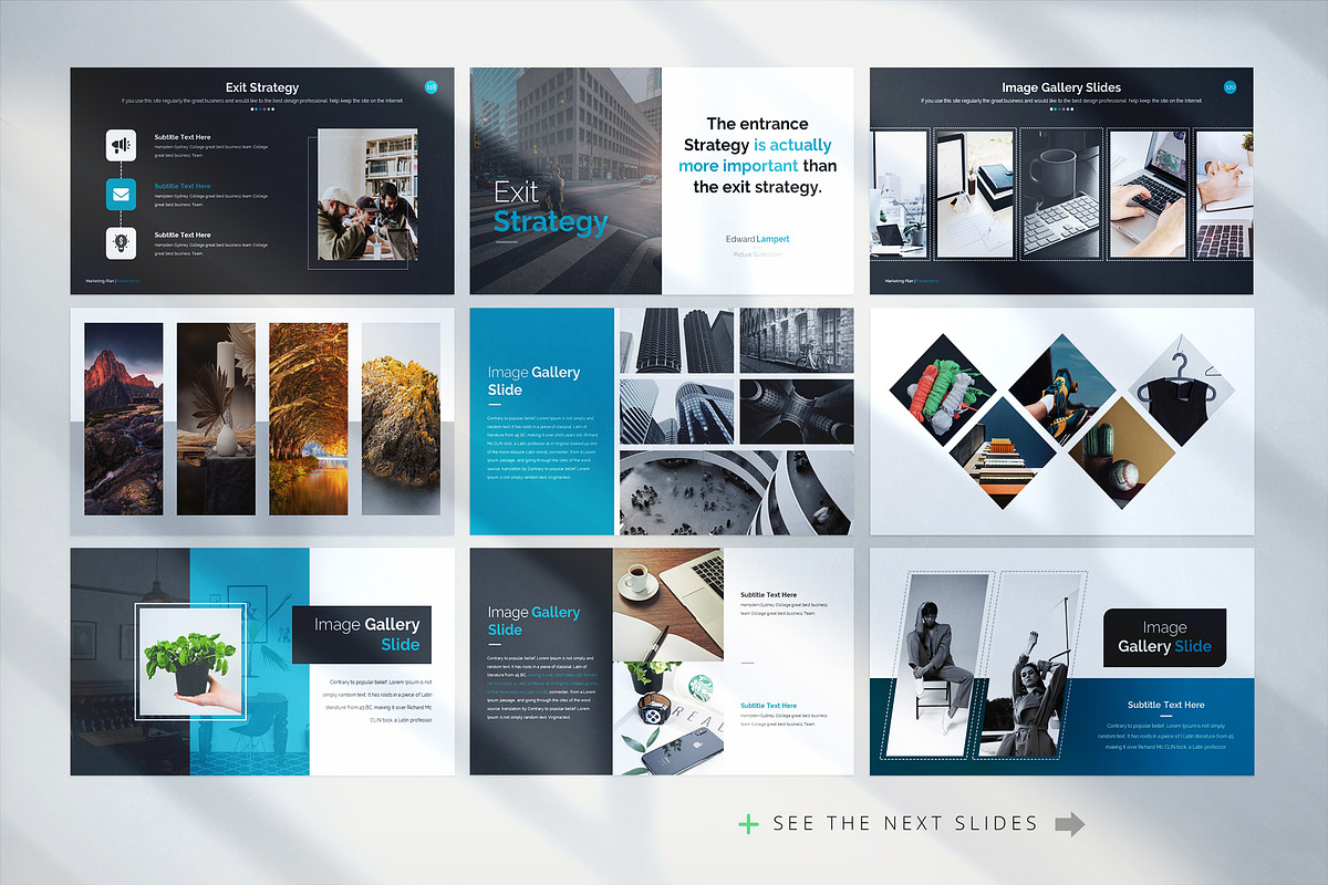 Marketing Plan Keynote Template, a Presentation Template by WhiteGraphic (Photo 18 of 22)