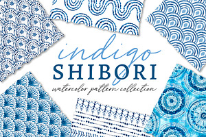 Indigo Shibori Patterns
