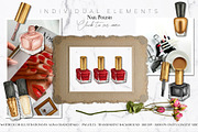 Manicure & Pedicure Collection, an Object Illustration by CrystalinaShop (Thumbnail 4 of 12)
