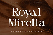 Royal Mirella Elegant Serif Font, a Serif Font by Rasio Studio (Thumbnail 1 of 7)