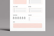 Minimal Personal Daily Planner, a Stationery Template by MightyDesign (Thumbnail 5 of 8)