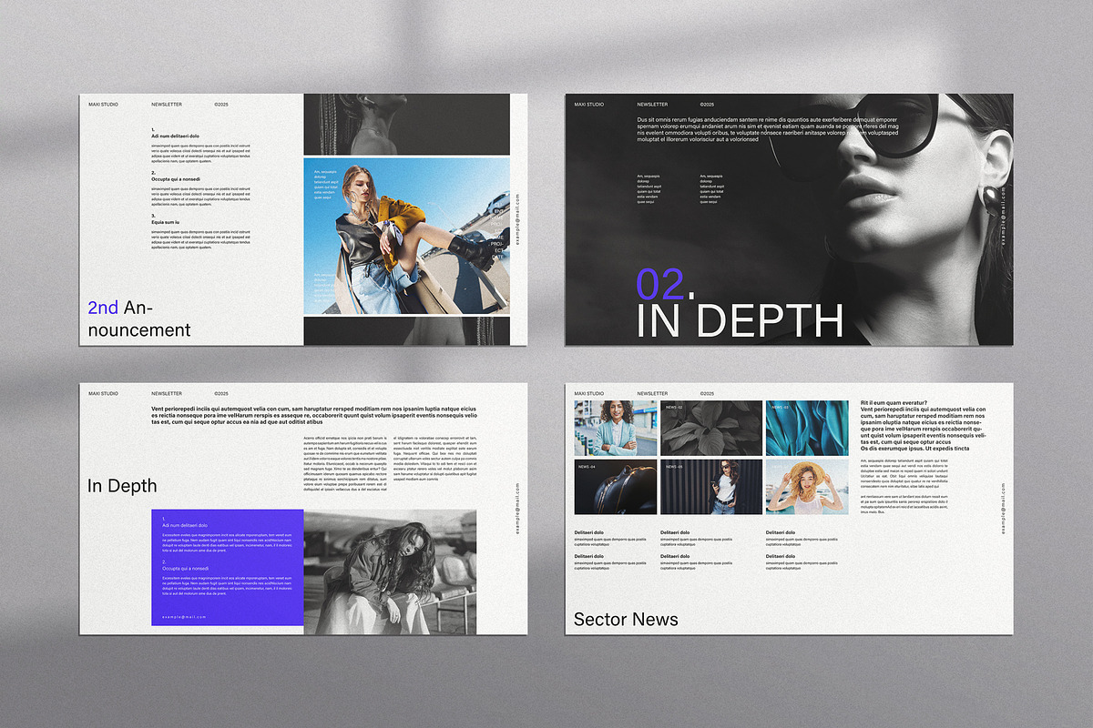 Newsletter Presentation Template, a Presentation Template by TemplatesForest (Photo 3 of 6)