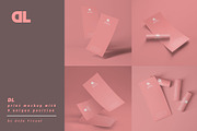 DL Flyer Mockup, a Print Template by Defa Visual (Thumbnail 1 of 11)