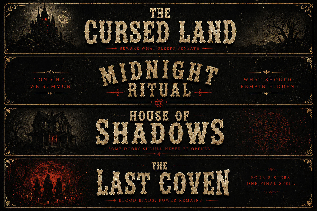 ShadowForge – Fantasy Display Font, a Script Font by Wow Magic (Photo 5 of 5)