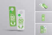 High Quality Door Hanger Mockup, a Product Mockup by Afif_studio (Thumbnail 1 of 5)