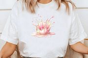 Whimsical pink Summer clipart, an Illustration by Designworld (Thumbnail 6 of 7)