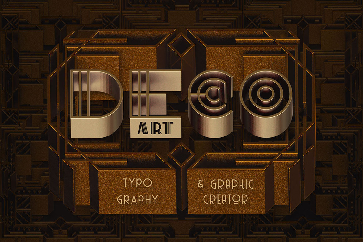 SALE Art Deco Toolkit, a Background Graphic by Cruzine (Photo 2 of 111)
