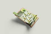 Modern Menu Mockup For Branding, an Advertising Mockup by bimockup (Thumbnail 5 of 6)