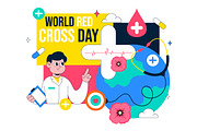 10 World Red Cross Day Illustration, a Healthcare Illustration by denayunebgt (Thumbnail 4 of 4)